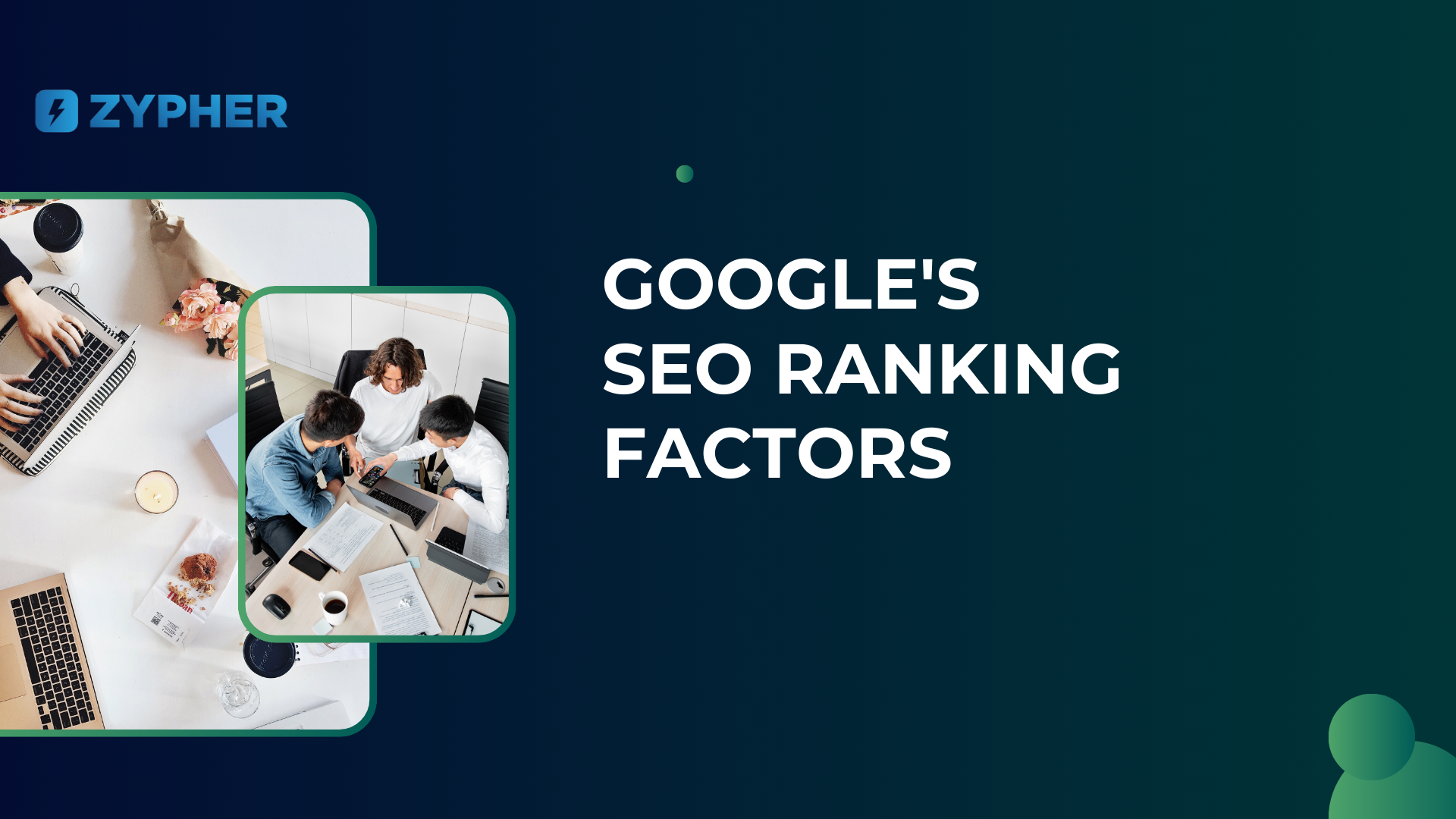 Googels SEO ranking factors